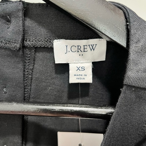 J Crew Puff-sleeve gold button-back top in black size XS NEW with Tags - Picture 8 of 9